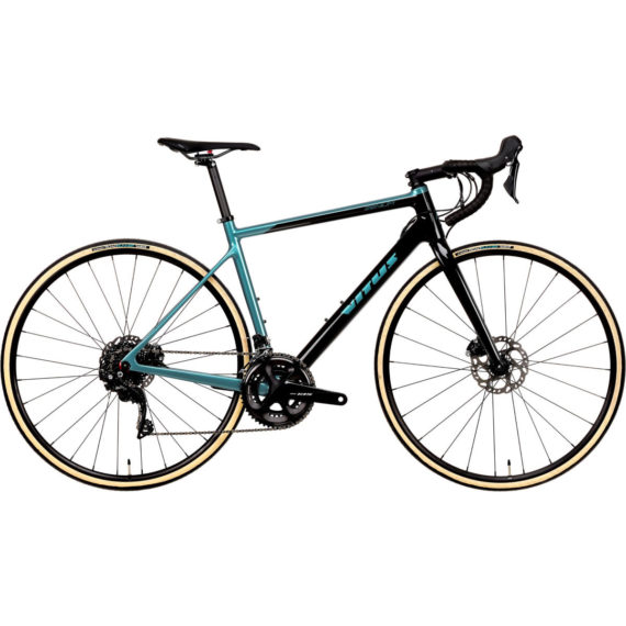 Vitus Zenium CR Road Bike (105 - 2020) - XL Carbon/Teal | Road Bikes