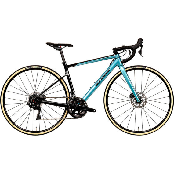 Vitus Zenium CRW Road Bike (105) 2020 - Teal-Carbon, Teal-Carbon