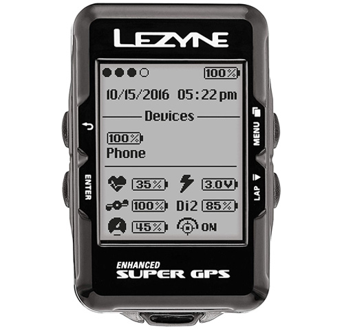 LEZYNE Enhanced Super GPS Cycling Computer