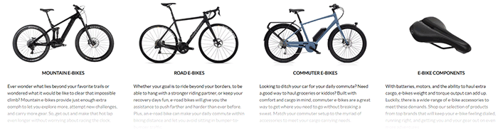 Electric Bikes on Jenson USA