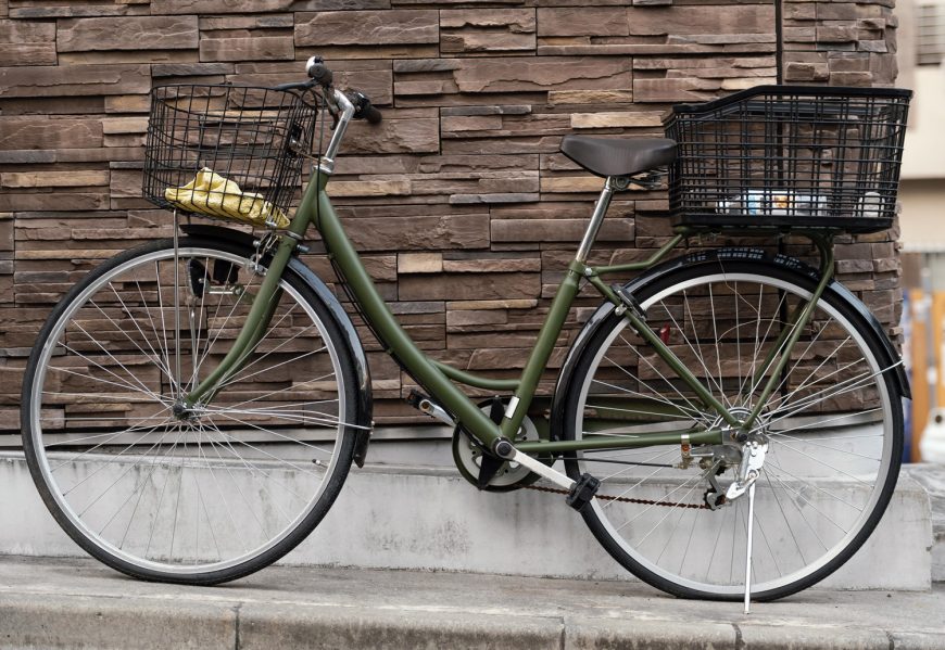 Vintage Bicycle With Baskets