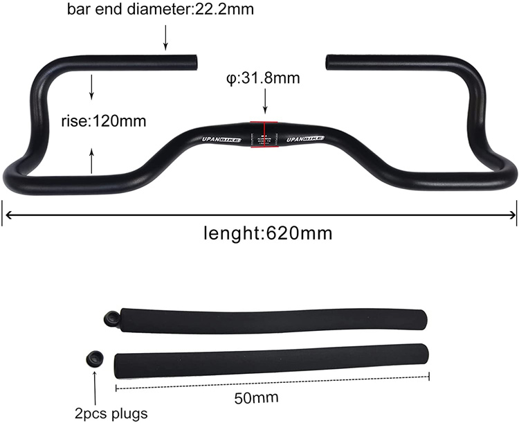 Butterfly Handlebar Aluminum Alloy