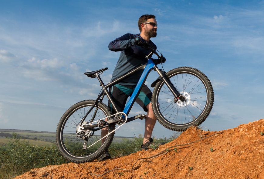 Modern Carbon Hardtail Bike