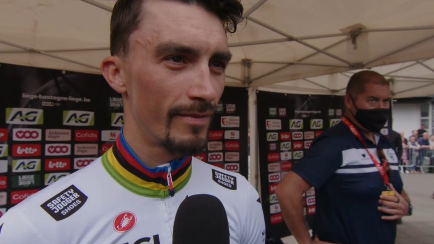 Alaphilippe Crash