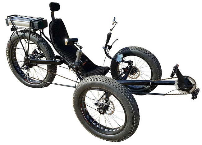 Fat Tire Electric Recumbent Tricycle Recumbent Trike