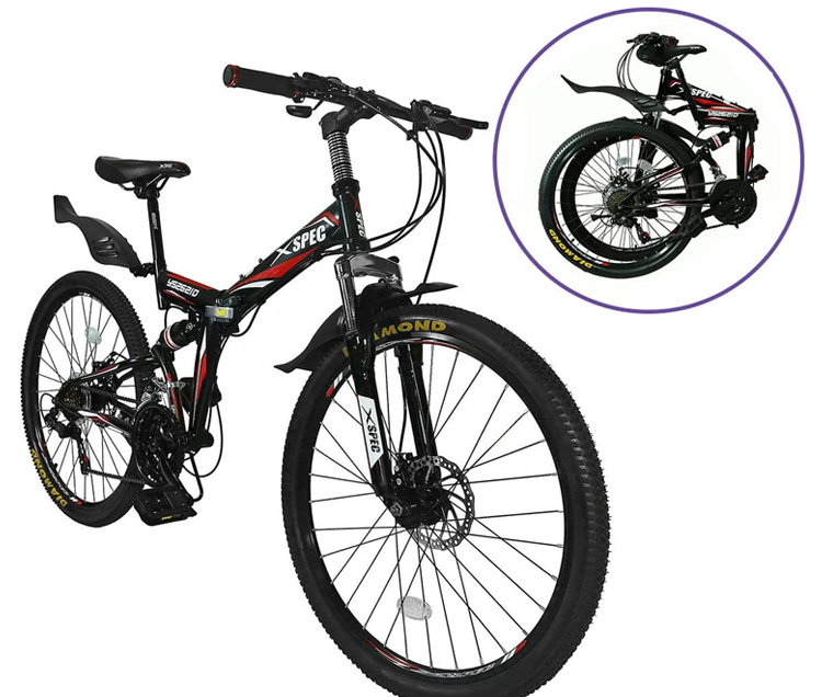 Xspec 26 Folding Mountain Bike