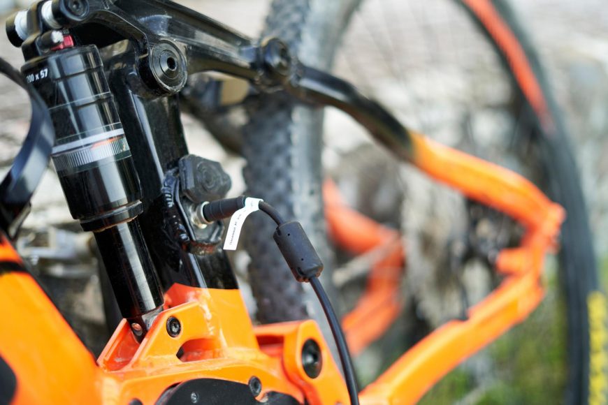 Ebike Plugged in Charging Ebike Plugged in Charging