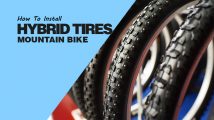 Install Hybrid Tires Mountain Bike