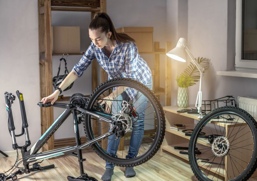 Maintenance On Mountain Bike