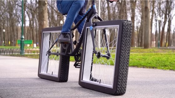 Square Wheel Bike