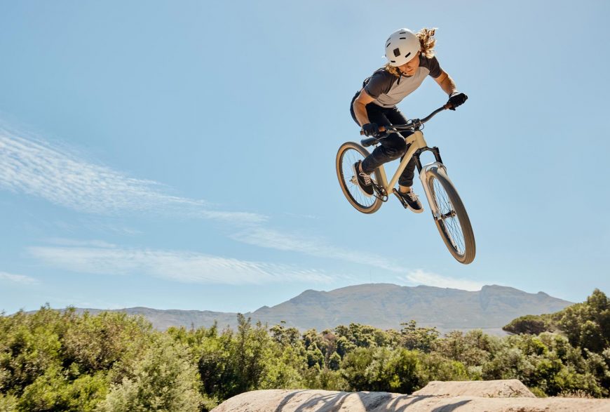 Mountain Bike High Jump