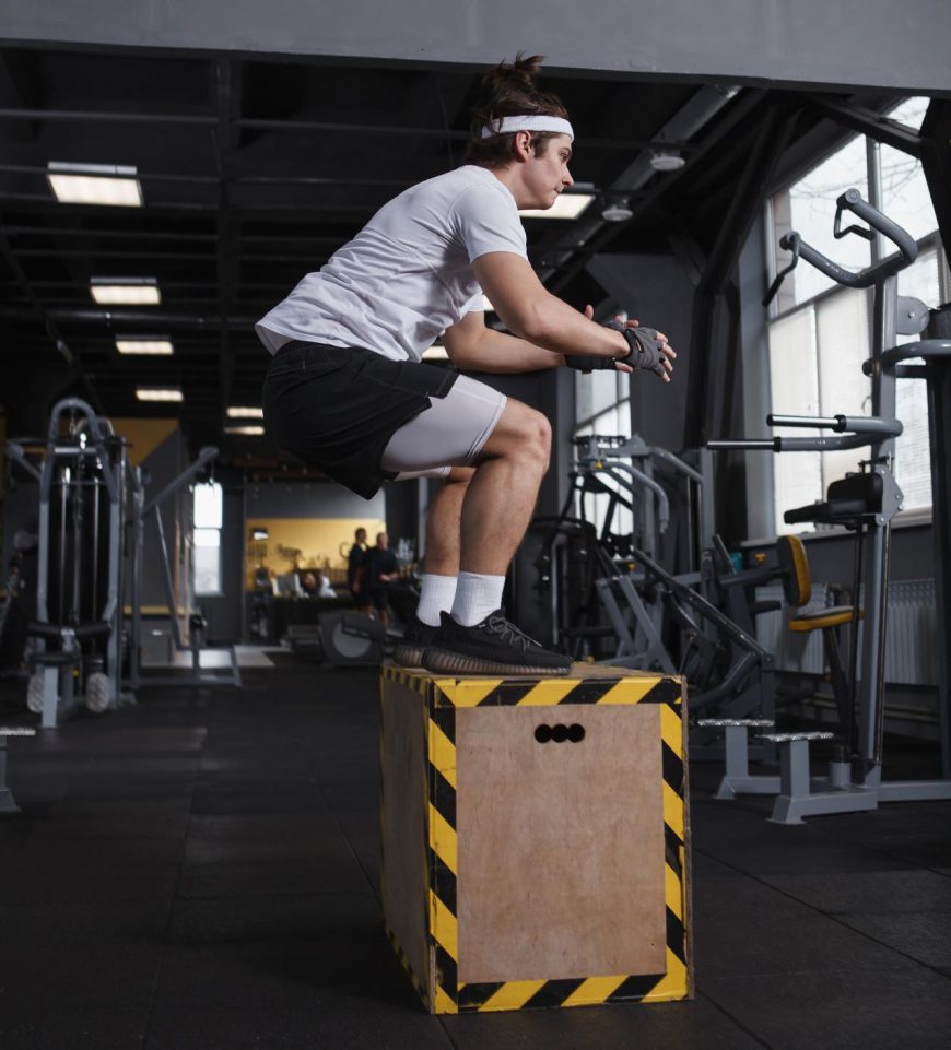 Man Doing Vertical Jump