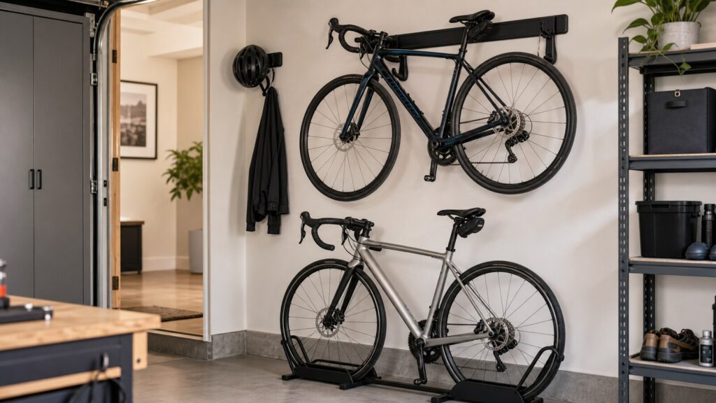 Bike Storage Space Calculator visual for Icebike cycling tool