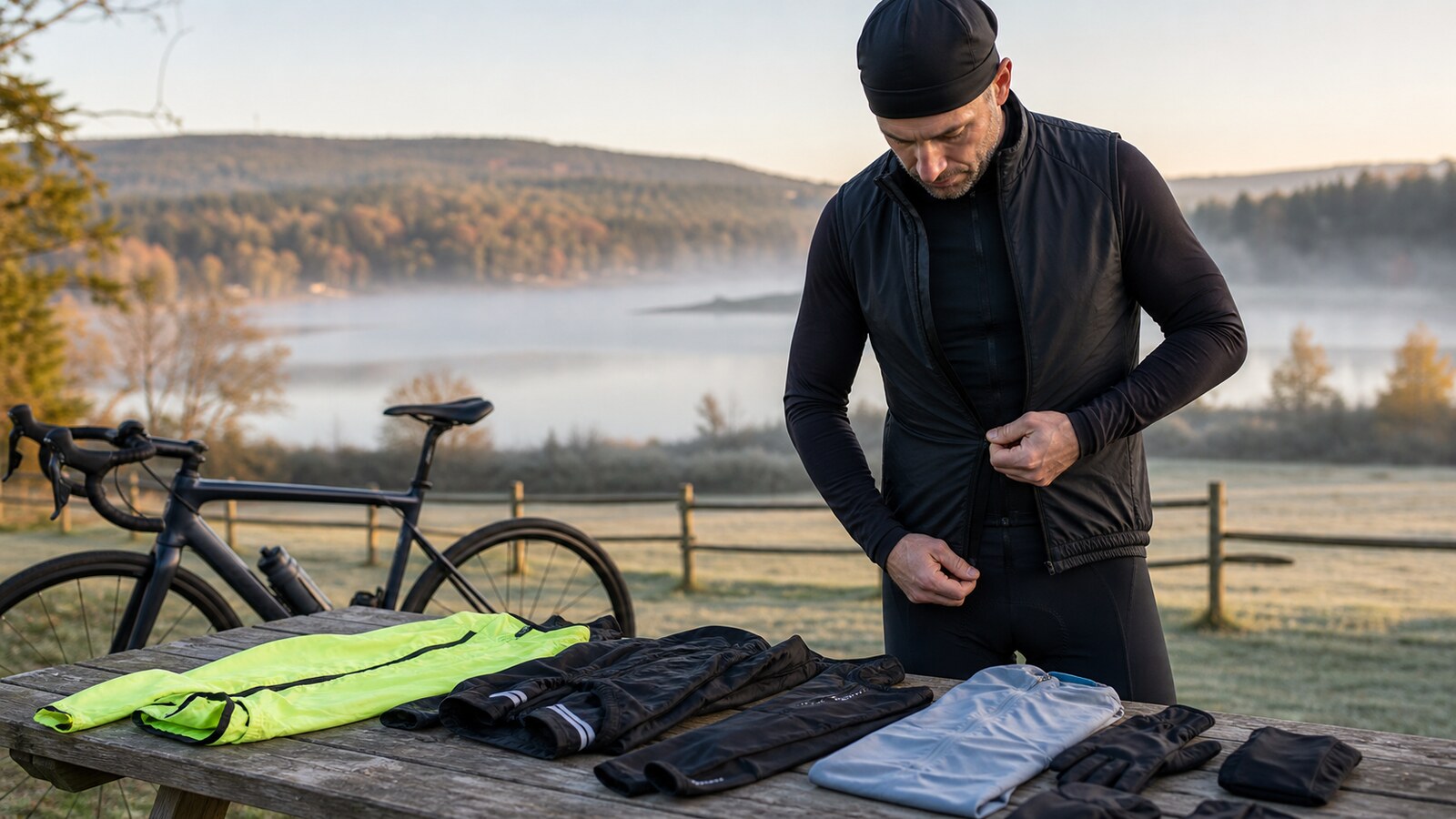 Cycling Clothing Temperature Calculator visual for Icebike cycling tool
